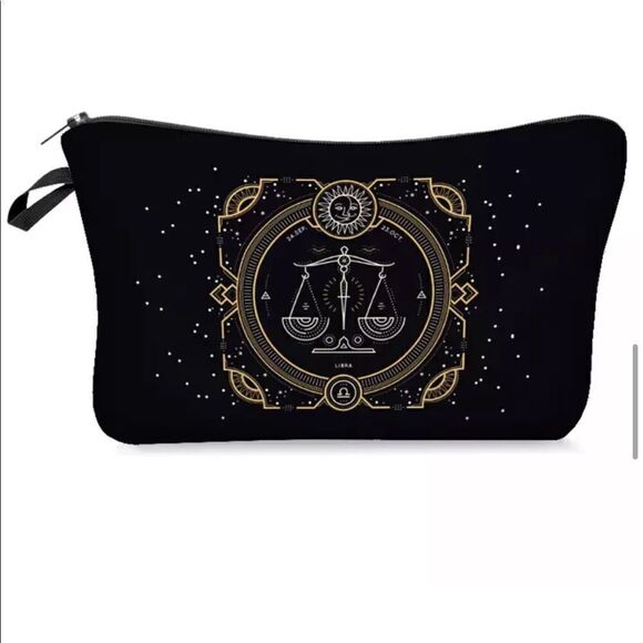 FUDEAM 12 Zodiac Print Pattern Women Waterproof Cosmetic Bag New 2 poly mailers - Picture 10 of 15